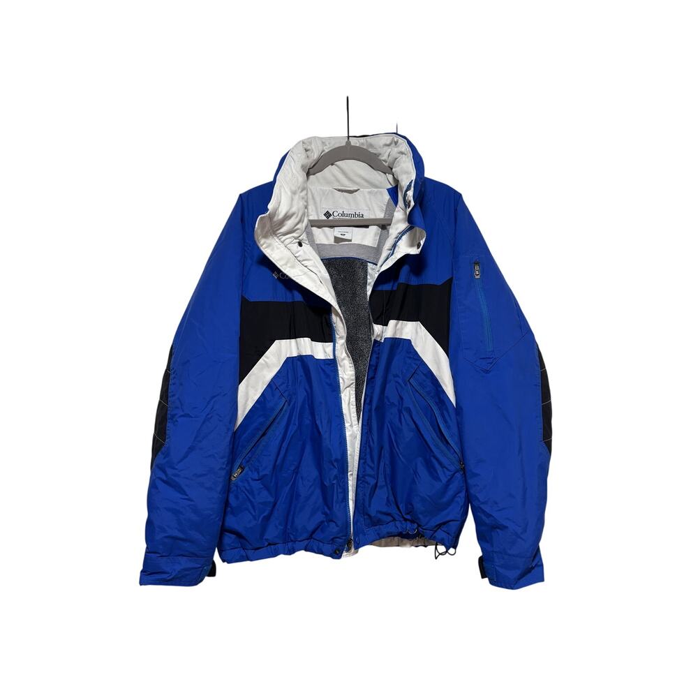 Columbia Men's Blue Black White Ski Jacket M - Picture 2 of 8